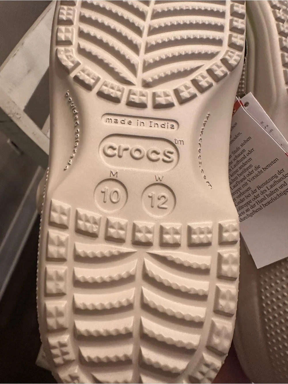 Tan Crocs- Brand New